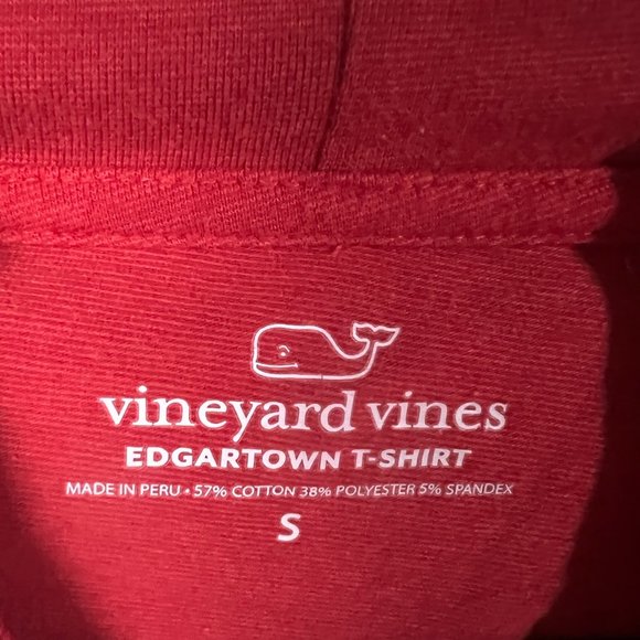 Vinyard Vines - Red Hoodie Tee (Small) - Picture 2 of 6